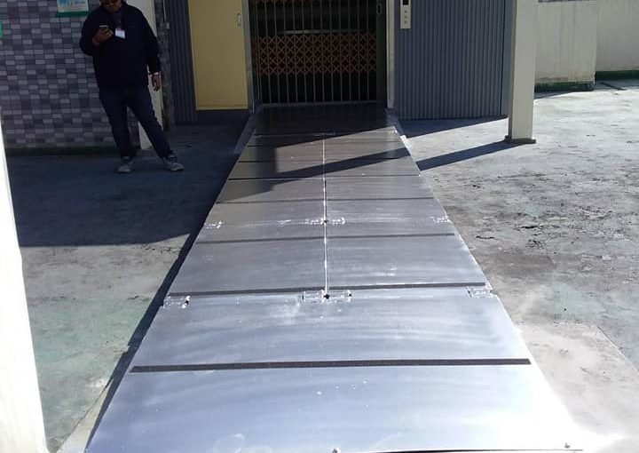 訂做折疊式坡道板 台南半導體廠