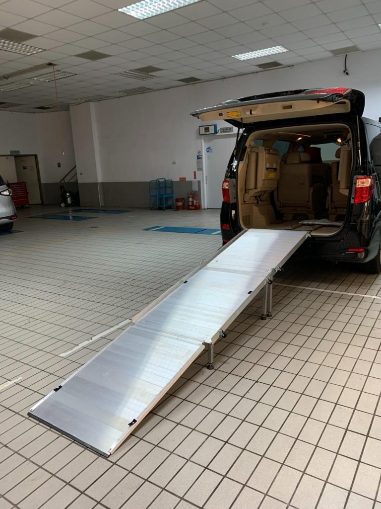 Double-folding Ramps