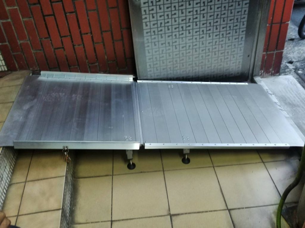 Wall Mounted Ramps setup completed