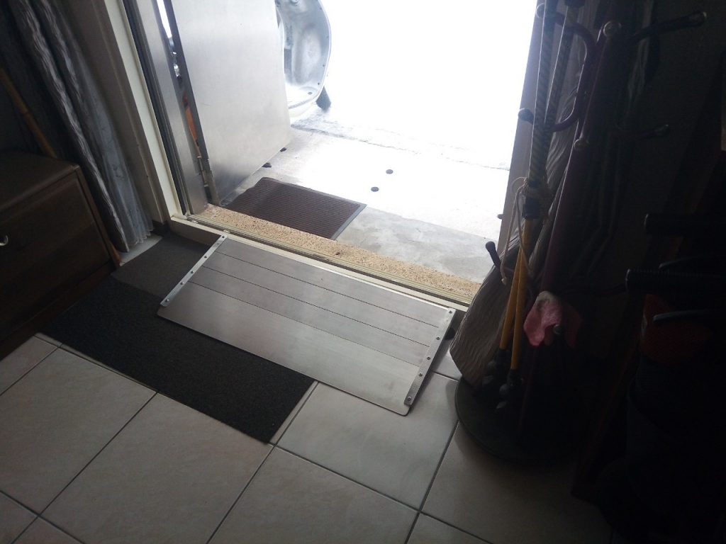 Threshold Ramps behind the main gate