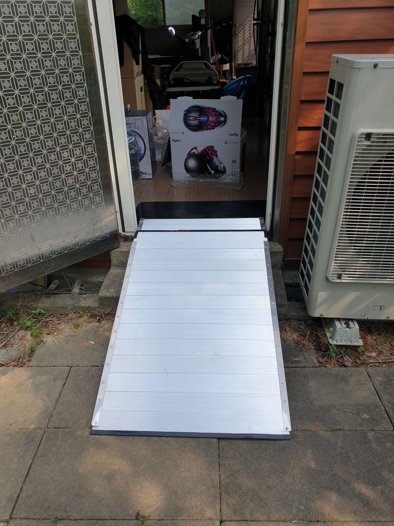 Special customize motorcycle ramp solution