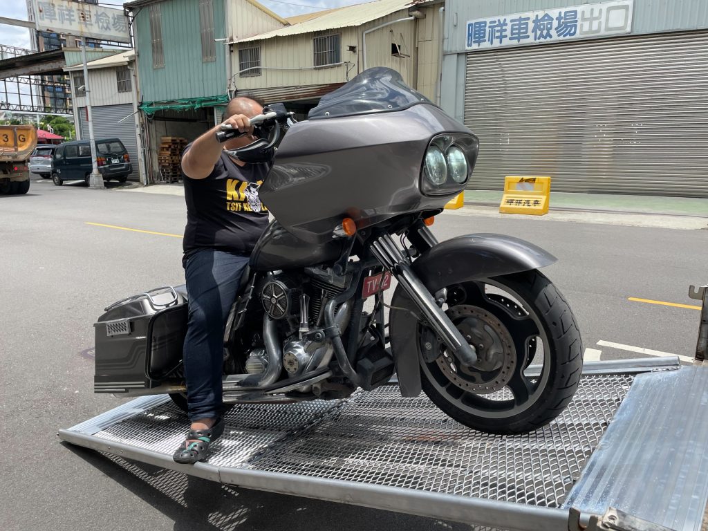 Live capacity test for New Motorcycle Loading Ramp