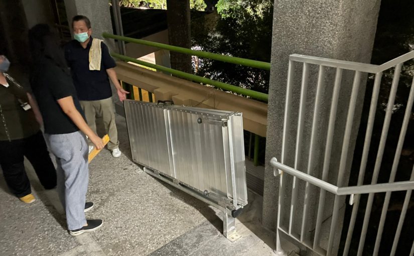 Wall-mounted Ramps You learn it when you forget all the moves!