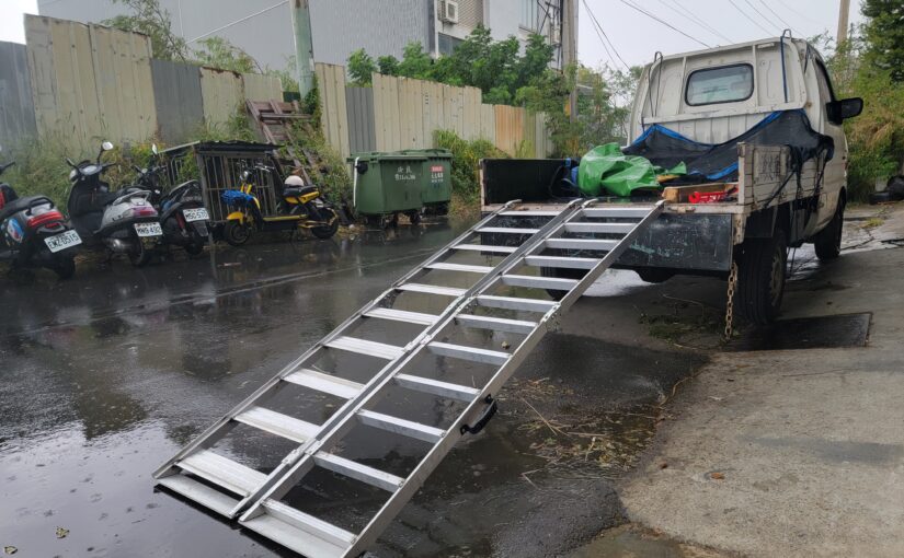 New Tri-fold motorcycle loading ramp now available